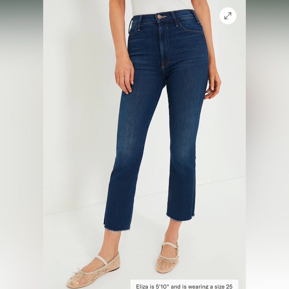 Mother jeans, The Hustler Ankle Fray, color home movies